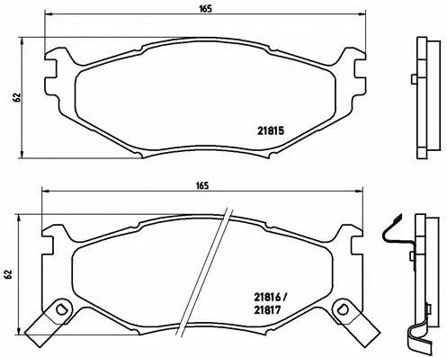 Купить Brembo P 11 007 по низкой цене в Украине!