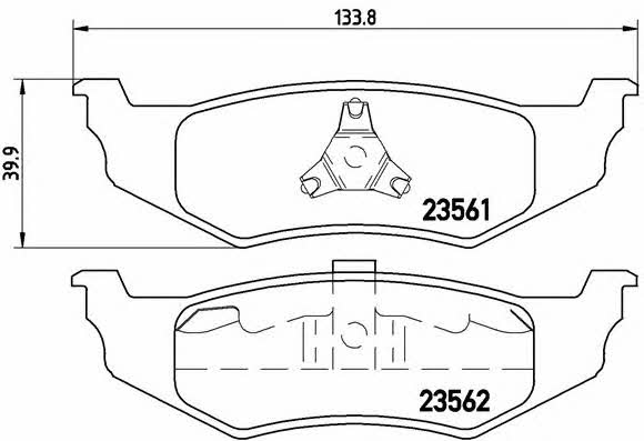 Купить Brembo P 11 010 по низкой цене в Украине!