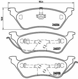 Купить Brembo P 11 014 по низкой цене в Украине!