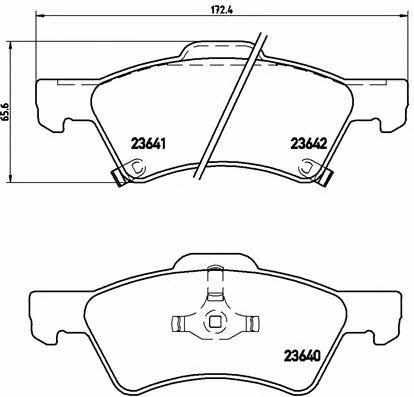 Купить Brembo P 11 015 по низкой цене в Украине!