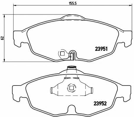 Купить Brembo P 11 016 по низкой цене в Украине!