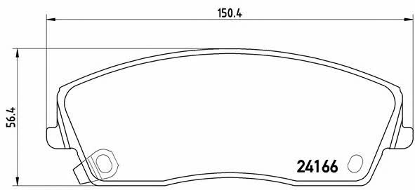 Купить Brembo P 11 019 по низкой цене в Украине!