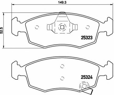 Купить Brembo P 11 031 по низкой цене в Украине!