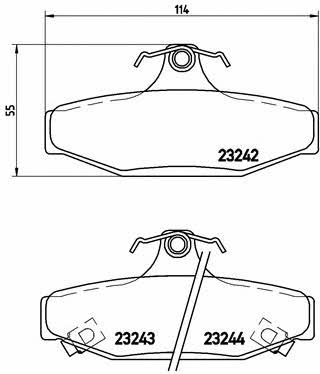 Купить Brembo P 15 004 по низкой цене в Украине!