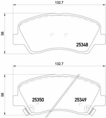 Brembo Тормозные колодки дисковые, комплект – цена 2265 UAH