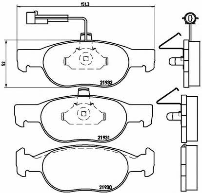 Купить Brembo P 23 057 по низкой цене в Украине!