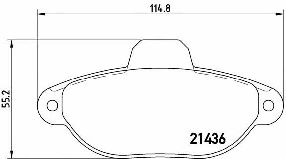 Купить Brembo P 23 060 по низкой цене в Украине!