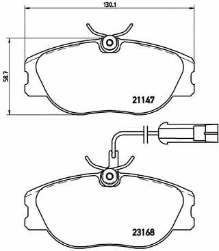 Купить Brembo P 23 066 по низкой цене в Украине!