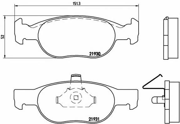 Купить Brembo P 23 073 по низкой цене в Украине!