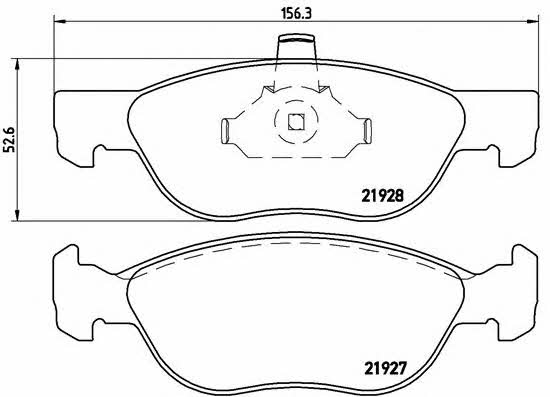 Купить Brembo P 23 081 по низкой цене в Украине!