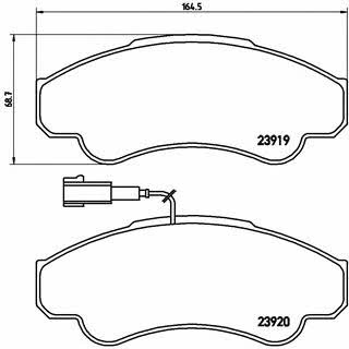 Купить Brembo P 23 092 по низкой цене в Украине!