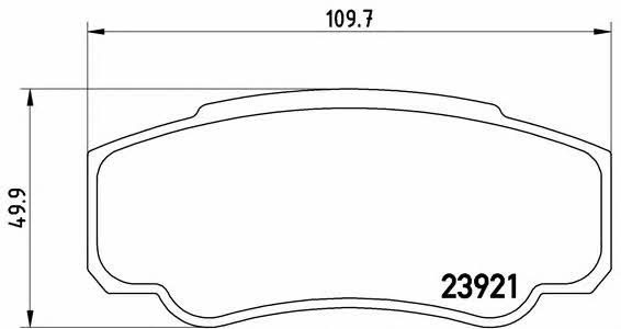 Купить Brembo P 23 093 по низкой цене в Украине!