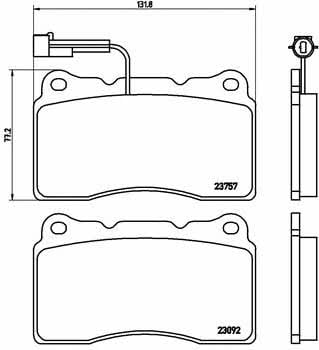 Купить Brembo P 23 115 по низкой цене в Украине!