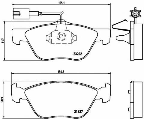 Купить Brembo P 23 116 по низкой цене в Украине!