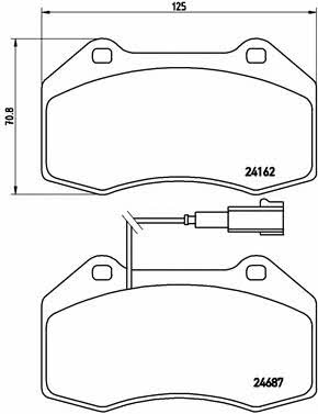 Купить Brembo P 23 117 по низкой цене в Украине!