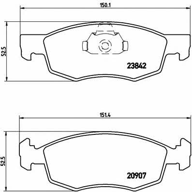 Купить Brembo P 23 118 по низкой цене в Украине!
