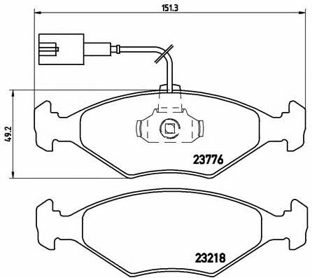 Купить Brembo P 23 122 по низкой цене в Украине!