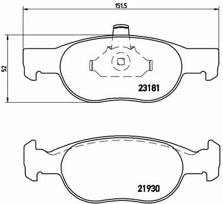 Купить Brembo P 23 125 по низкой цене в Украине!