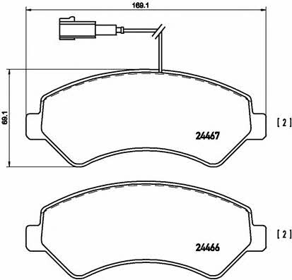 Купить Brembo P 23 136 по низкой цене в Украине!