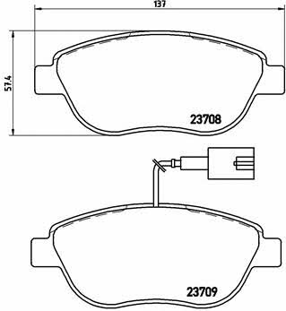 Купить Brembo P 23 137 по низкой цене в Украине!