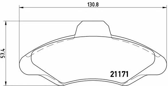 Купить Brembo P 24 029 по низкой цене в Украине!
