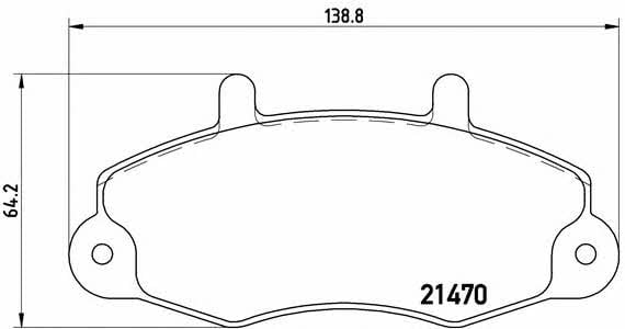 Купить Brembo P 24 032 по низкой цене в Украине!