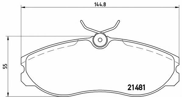 Купить Brembo P 24 039 по низкой цене в Украине!