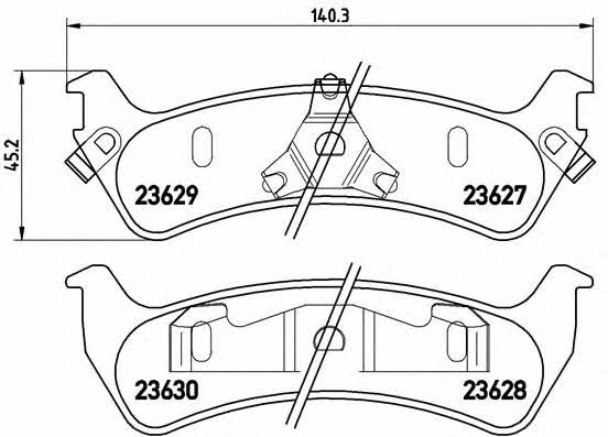 Купить Brembo P 24 042 по низкой цене в Украине!