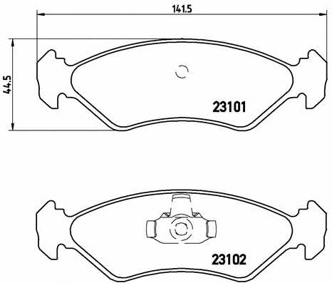 Купить Brembo P 24 044 по низкой цене в Украине!
