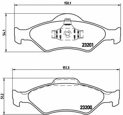 Купить Brembo P 24 054 по низкой цене в Украине!