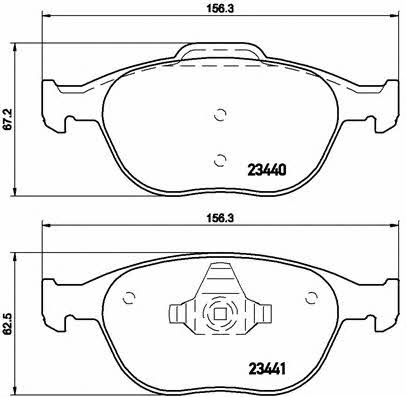 Купить Brembo P 24 058 по низкой цене в Украине!