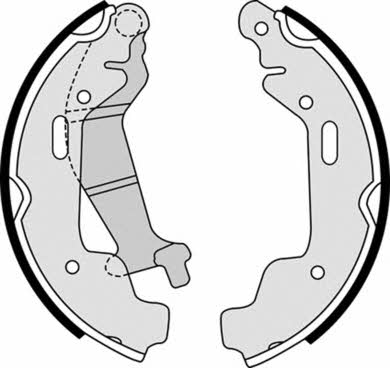 Колодки тормозные барабанные, комплект Brembo S 59 516