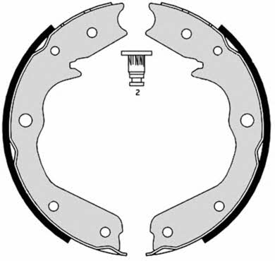 Колодки тормозные стояночного тормоза Brembo S 59 527