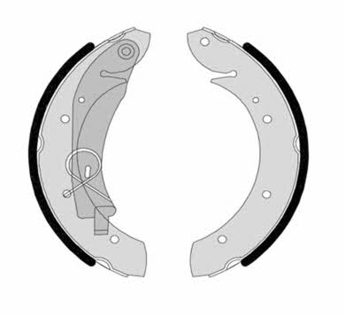 Колодки тормозные барабанные, комплект Brembo S 61 524