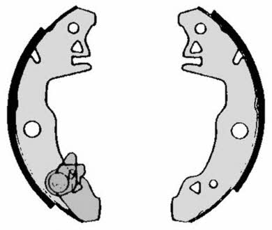 Колодки тормозные барабанные, комплект Brembo S 68 509
