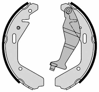 Колодки тормозные барабанные, комплект Brembo S 79 502