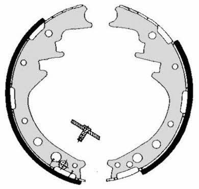 Колодки тормозные барабанные, комплект Brembo S 83 521