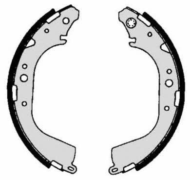 Колодки тормозные барабанные, комплект Brembo S 83 530