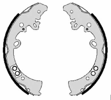 Колодки тормозные барабанные, комплект Brembo S 83 550