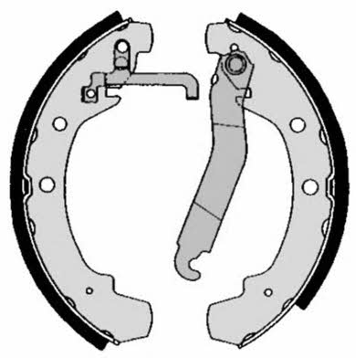 Колодки тормозные барабанные, комплект Brembo S 85 510