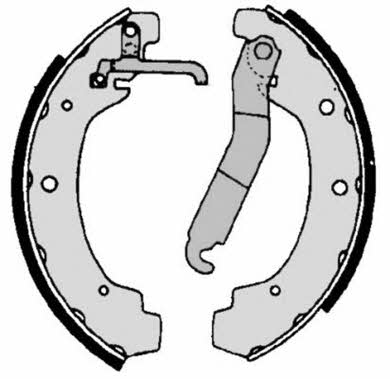 Колодки тормозные барабанные, комплект Brembo S 85 534