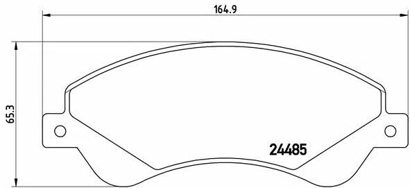Купить Brembo P 24 065 по низкой цене в Украине!