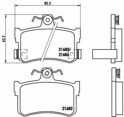 Купить Brembo P 28 027 по низкой цене в Украине!