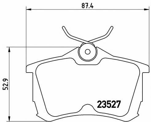 Купить Brembo P28030 – отличная цена на EXIST.UA!