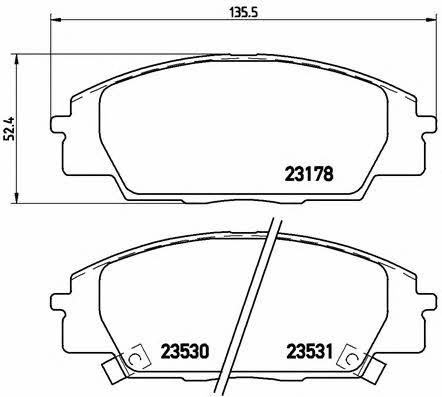 Купить Brembo P 28 032 по низкой цене в Украине!