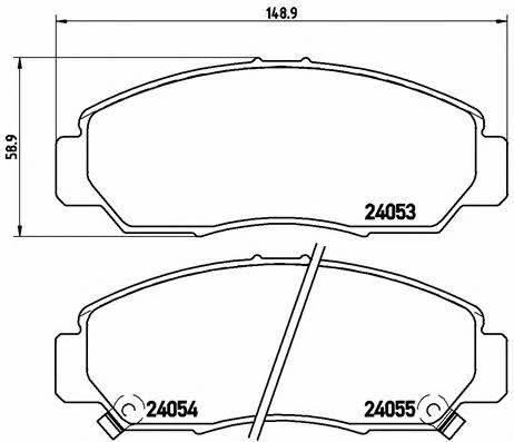 Купить Brembo P 28 047 по низкой цене в Украине!