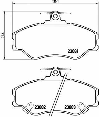 Brembo Гальмівні колодки, комплект – ціна