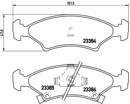 Купить Brembo P 30 009 по низкой цене в Украине!
