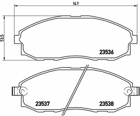 Купить Brembo P 30 010 по низкой цене в Украине!