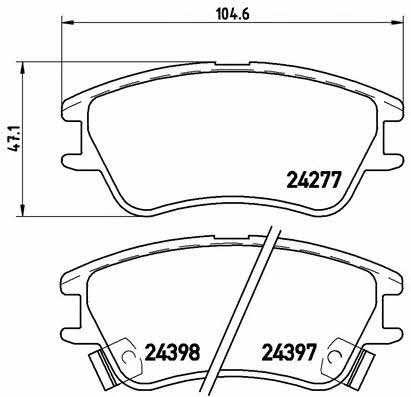 Купить Brembo P 30 027 по низкой цене в Украине!